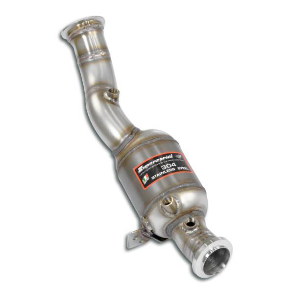 Supersprint Downpipe Links + Sport Metallkatalysator passend für MERCEDES S205 C 400 4-Matic (M276 -