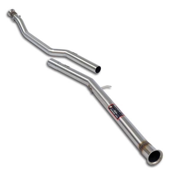 Supersprint Vorderrohr + Mittelrohr Edelstahl AISI 304 passend für PEUGEOT 205 1.4i Cabrio Roland Ga