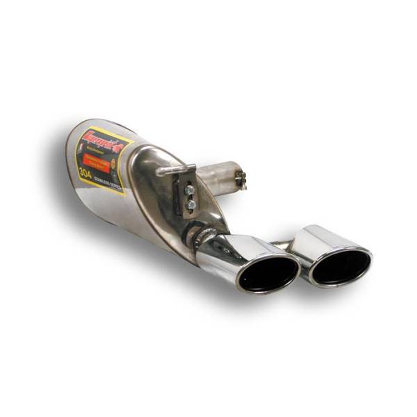 Supersprint Endschalldämpfer Links 120x80 passend für MERCEDES W211 E 500 / E 550 V8 4-Matic (4v/M27