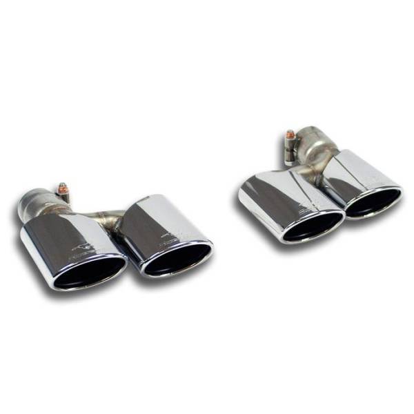 Supersprint Endrohrkit Rechts - Links 120x80 passend für MERCEDES W204 C 300 V6 (M272 3.0L - 231 PS)