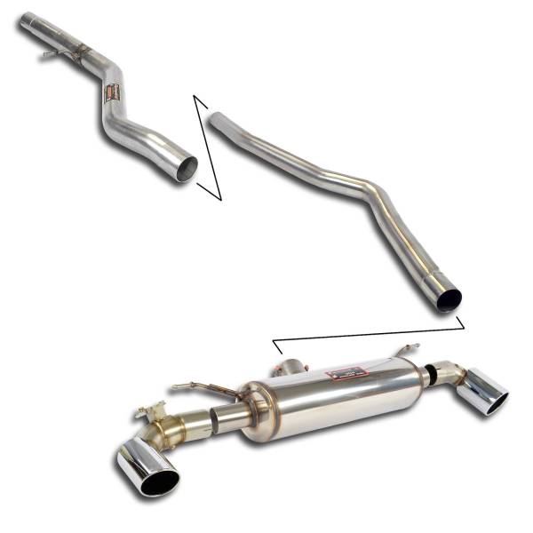 Supersprint Sport&Sound pack mit Klappe (Schaltgetriebe) passend für BMW F20 / F21 125i 2.0T (218 PS