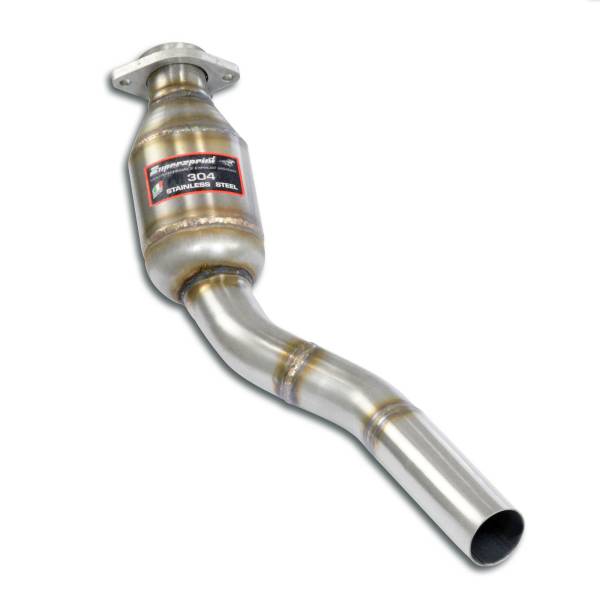 Supersprint Downpipe Links + Sport Metallkatalysator passend für JAGUAR XKR Coupe / Cabrio 5.0L V8 S