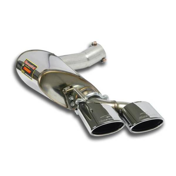 Supersprint Endschalldämpfer Links OO 120x80 passend für MERCEDES R230 SL 600 Bi-Turbo V12 (500 PS)
