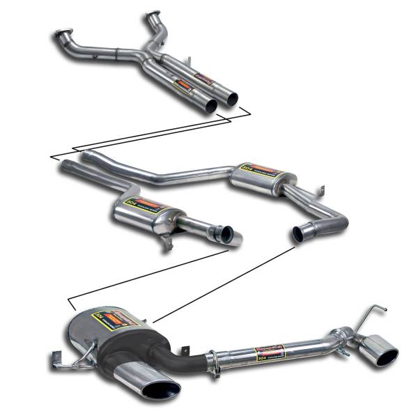 Supersprint Track performance pack passend für PORSCHE 928 GTS (5.4L V8 - 350 PS) 92 -> 95