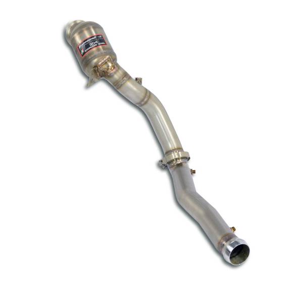 Supersprint Downpipe Rechts + Sport Metall Pre-Katalysator(Ersetzen 2°Katalysator) passend für MERCE