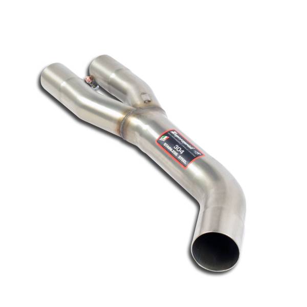 Supersprint Mittelrohr + “Y-Pipe” passend für NISSAN GT-R 3.8 V6 Bi-Turbo (485 PS) 2009 -> 2011