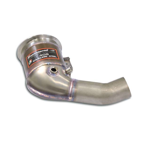 Supersprint Downpipe Links + Sport Metallkatalysator passend für PORSCHE 992 Carrera (3.0L - 385 PS)