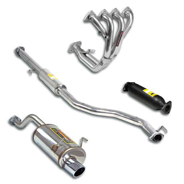 Supersprint Sport package Ø50, Complete system passend für HONDA CIVIC 3d. 1.6 VTi (160 PS) 96 -> 01