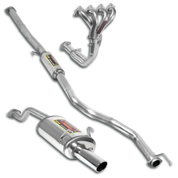 Supersprint Sport package Ø60, Complete system passend für HONDA CIVIC 4d. 1.4i / 1.6i 96 -> 00
