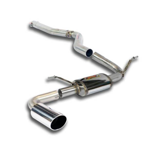 Supersprint Verbindungsrohr + Endschalldämpfer O90 passend für BMW F34 Gran Turismo 320dX (184 PS) 2