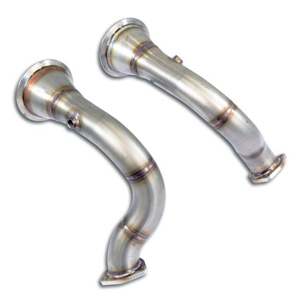 Supersprint Downpipe Rechts - Links (für Katalysator + GPF Ersatz)(Left / Right Hand Drive) passend