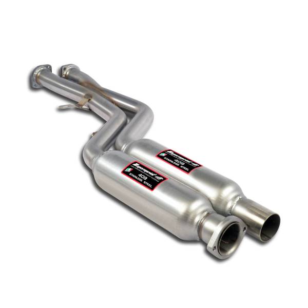 Supersprint Vorderrohr Edelstahl X-Pipe(Katalysator-Entfall) passend für BMW E34 M5 20 Jahre Edition