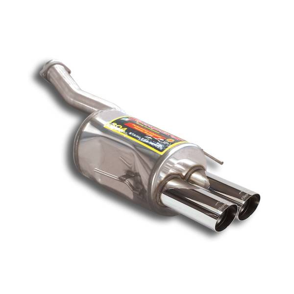 Supersprint Endschalldämpfer Links OO76 passend für ALPINA B12 (E31) 5.0i Coupe V12 (M70 - 350 PS) 9