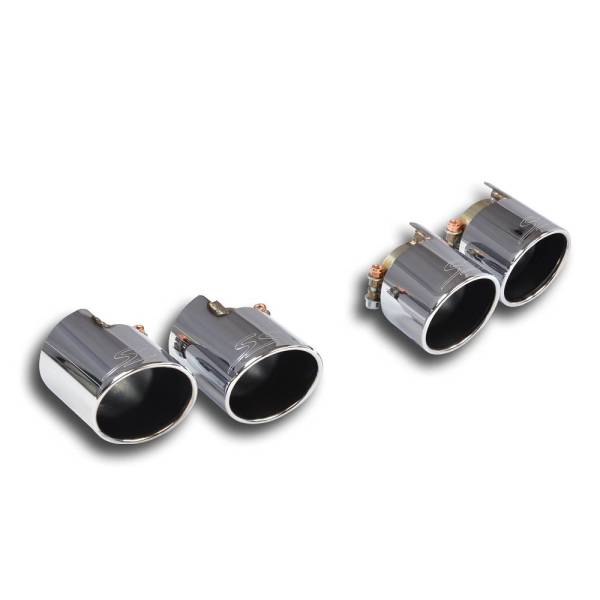 Supersprint Endrohrsatz Rechts OO 90 + Links OO 90 passend für PORSCHE 991 Targa 4S 3.0i Turbo (420