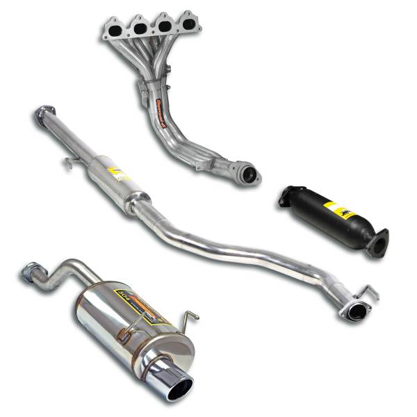 Supersprint Sport package Ø50, Complete system passend für HONDA CIVIC 3d. 1.3i / 1.5i / 1.6i 92 ->