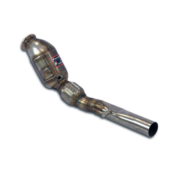 Supersprint Downpipe Rechts + Sport Metallkatalysator 200CPSI passend für ALFA ROMEO STELVIO QUADRIF