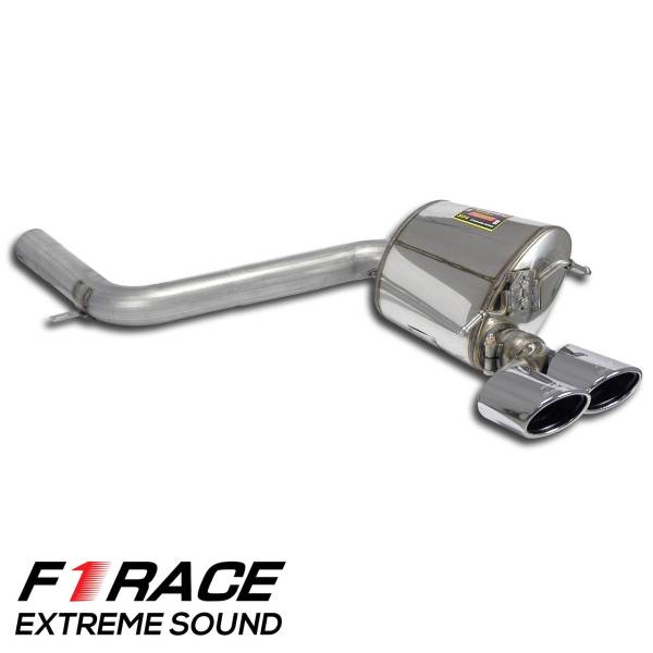Supersprint Endschalldämpfer Rechts 120x80 Race F1 passend für MERCEDES W204 C63 AMG V8 Performance