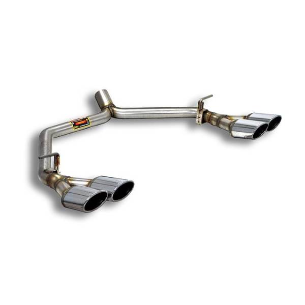 Supersprint Hinteres Rohrsatz Rechts + Links 120 x 80 passend für MERCEDES W163 ML 430 V8 98 -> 01