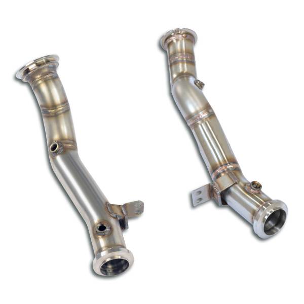 Supersprint Downpipe Rechts + Links(Für Katalysator Ersatz) passend für MERCEDES W205 C43 AMG 4-Mati