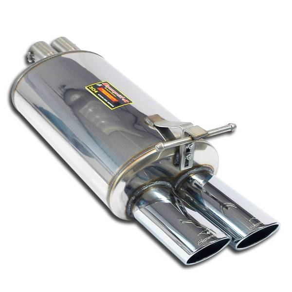 Supersprint Endschalldämpfer 100x75 passend für MERCEDES W210 E 430 V8 (Limousine) 98 -> 01