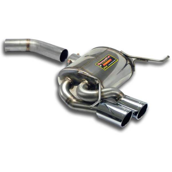 Supersprint Endschalldämpfer Power loop OO80 passend für BMW E82 Coupe 128i Mod. USA (233 Hp) 08 ->