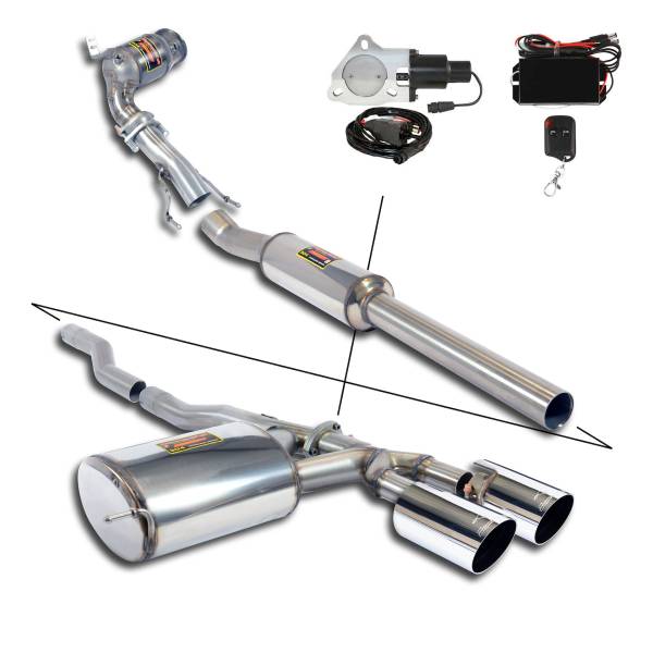 Supersprint Street performance pack mit Klappe passend für MINI F56 Cooper S 2.0T (Motor B46 - 192 P