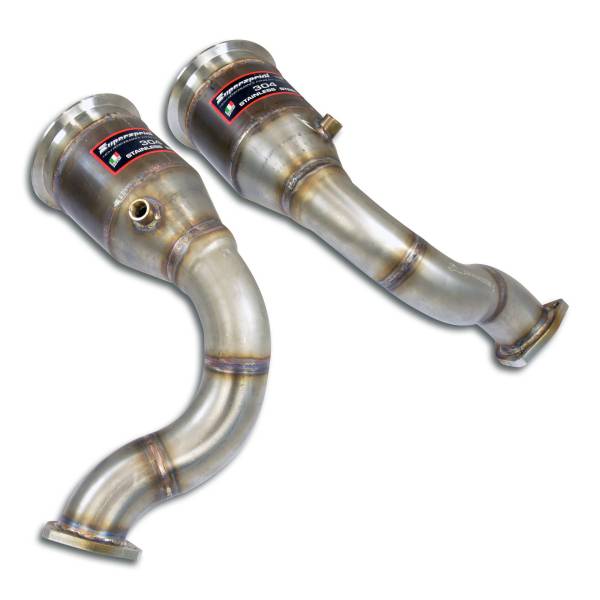 Supersprint Downpipe Rechts - Links mit Metalkatalysator(GPF-Entfall)(Left / Right Hand Drive) passe