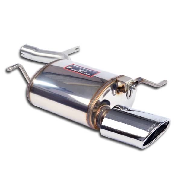 Supersprint Endschalldämpfer-Links 120x80 passend für MERCEDES R171 SLK 200 Kompressor (M271 163 PS