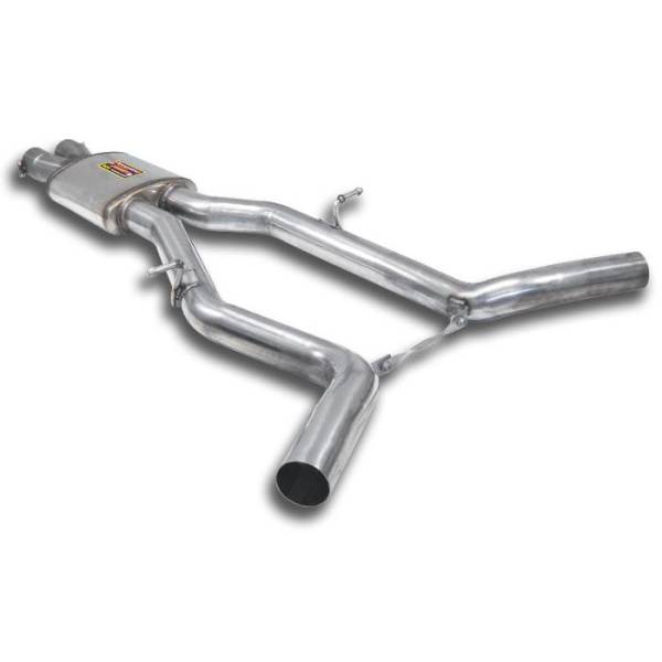 Supersprint Mittelschalldämpfer Rechts - Links passend für MERCEDES W212 E 500 / 550 4-Matic V8 (Lim