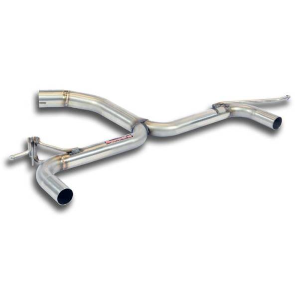 Supersprint Rohr hintenY-Pipe Rechts - Links(Nachschalldämpfer-Entfall) passend für AUDI A3 8P 1.2 T