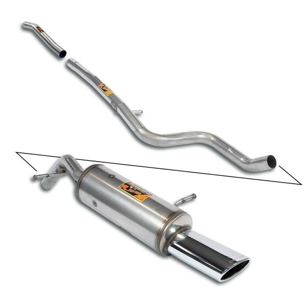 Supersprint Sport package Cat.-Back passend für PEUGEOT 207 VTI 1.6i 16v (120 PS) 07 ->