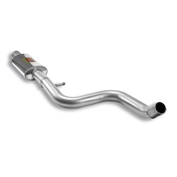 Supersprint Mittelschalldämpfer 100% Edelstahl passend für PEUGEOT 207 GTI / RC 1.6i 16V (174 PS) 08