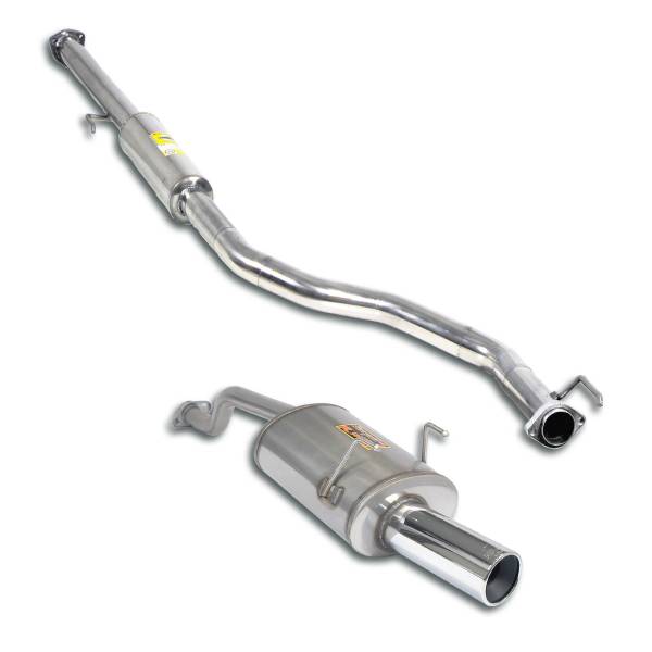 Supersprint Sport package Ø50, Cat.-Back passend für HONDA CIVIC 4d. 1.4i / 1.6i 96 -> 00
