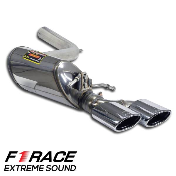 Supersprint Endschalldämpfer Links 120x80 Race F1 passend für MERCEDES W204 C63 AMG V8 Performance (