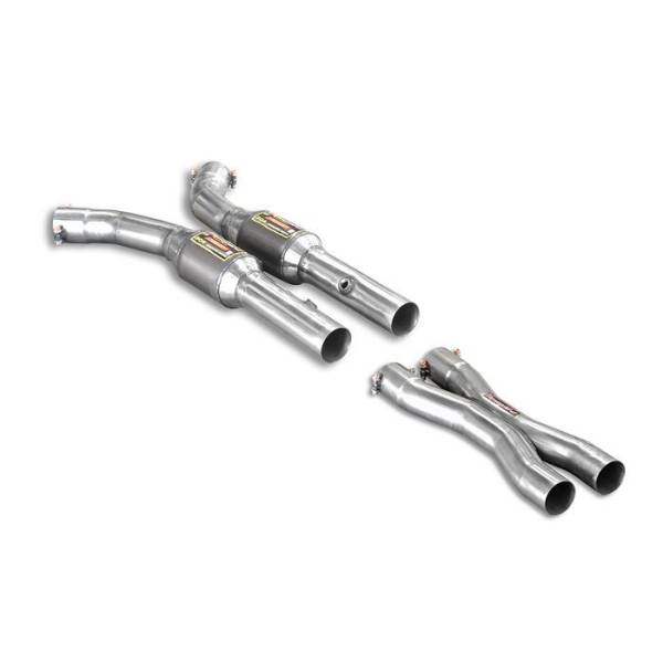 Supersprint Vorschalldämpfer mit Sport Metallkatalysator + “X-Pipe” passend für CORVETTE C6 Z06 Carb