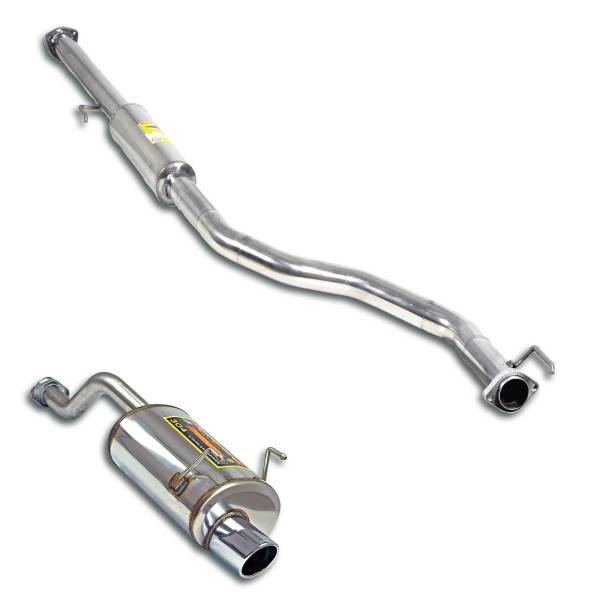 Supersprint Sport package Ø50, Cat.-Back passend für HONDA CIVIC 3d. 1.5i V-Tec 96 -> 01