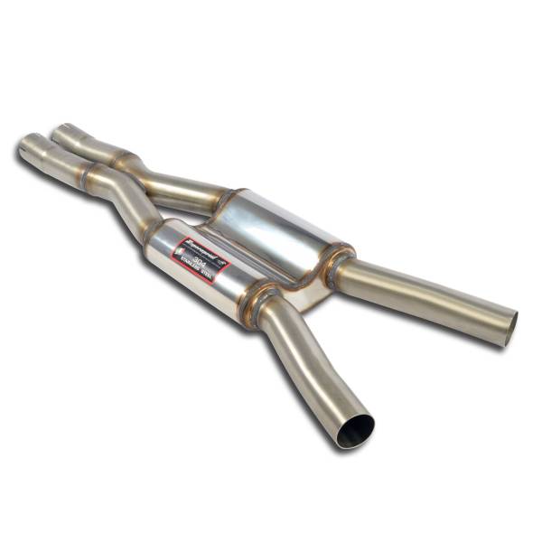 Supersprint Mittelschalldämpfer + “X-Pipe” passend für AUDI A8 QUATTRO 3.2i FSI V6 (260 PS) 2005 ->