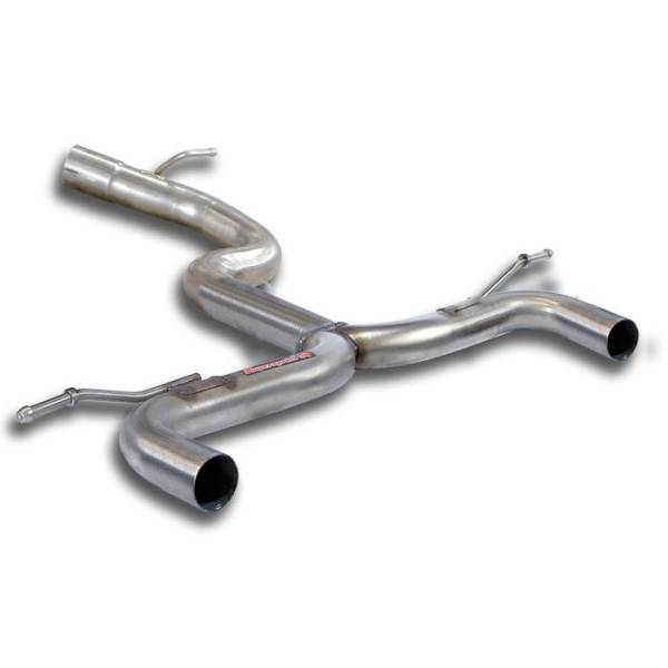 Supersprint Hinteres Rohr Y-Pipe Rechts - Links passend für AUDI Q2 40 TDI QUATTRO (190 PS) 2019 ->