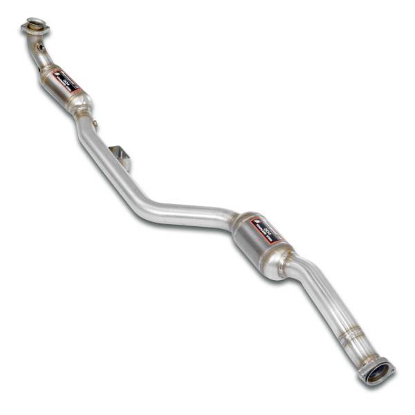 Supersprint Vorderrohr Links + doppelt Sport Metallkatalysator 200CPSI passend für MERCEDES W211 E 5