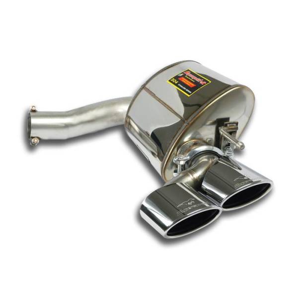 Supersprint Endschalldämpfer Rechts OO 120x80 passend für MERCEDES R230 SL 600 Bi-Turbo V12 (500 PS)
