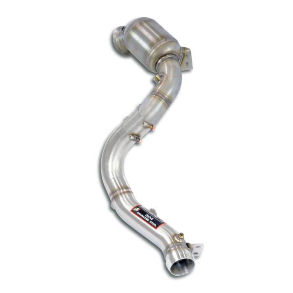 Supersprint Downpipe Links + Sport Metall Pre-KatalysatorErsetzt den Sekundär-Kat (-Sekundärkat-Entf