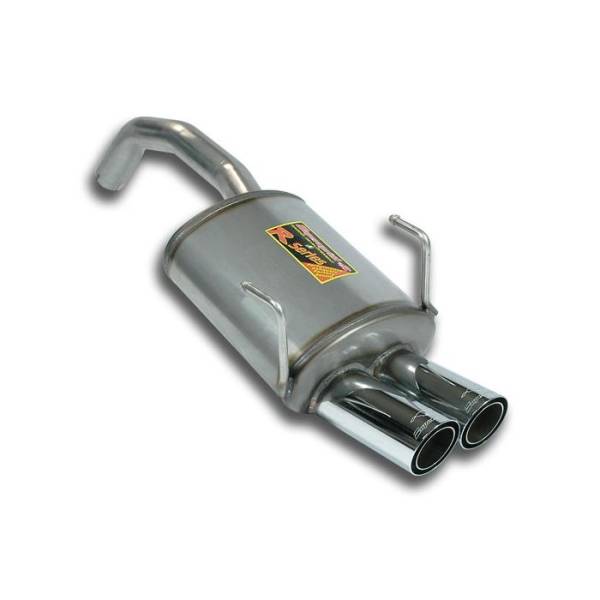 Supersprint Endschalldämpfer OO 70 Edelstahl AISI 409 passend für FIAT 500 1.4i 16v U.S. Model (101
