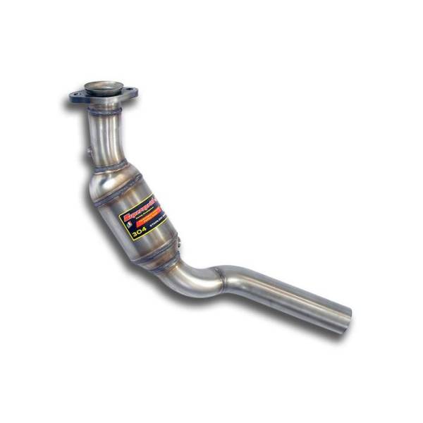 Supersprint Downpipe Links + Sport Metallkatalysator passend für JAGUAR XKR Coupe / Cabrio 4.2i V8 S