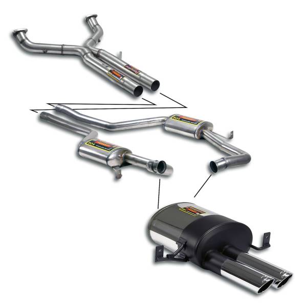 Supersprint Track performance pack, Sport end tips passend für PORSCHE 928 GTS (5.4L V8 - 350 PS) 92