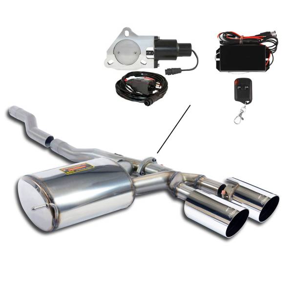 Supersprint Sport&Sound pack mit Klappe passend für MINI F55 Cooper S (5 door) 2.0T (Motor B48 - 192