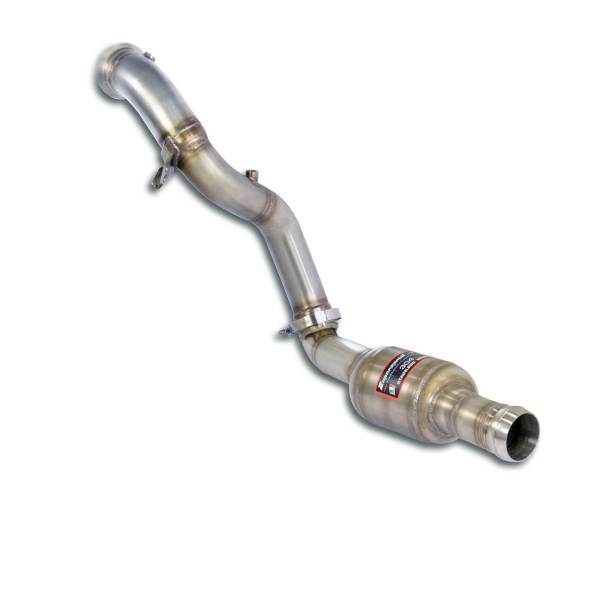 Supersprint Downpipe Rechts + Sport Metallkatalysator(Ersetzen pre-Katalysator) (RHD - LHD) passend